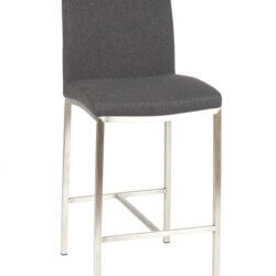 FURNISHINGS MATE ADAM COUNTER STOOL GRAPHITE SET OF TWO BS 058-GP-SS niagara