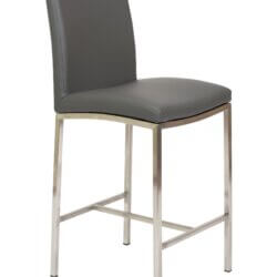 FURNISHINGS MATE ADAM COUNTER STOOL GREY SET OF TWO BS 058-GR-SS ottawa