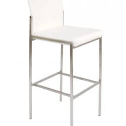 FURNISHINGS MATE ANGLE BAR STOOL WHITE SET OF TWO BSA 030-WH-SS quebec city