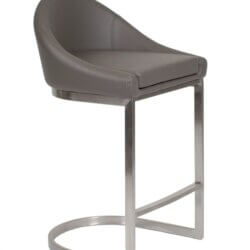 FURNISHINGS MATE ASHLEY COUNTER STOOL GREY SET OF TWO CS 020-GR-SS uxbridge