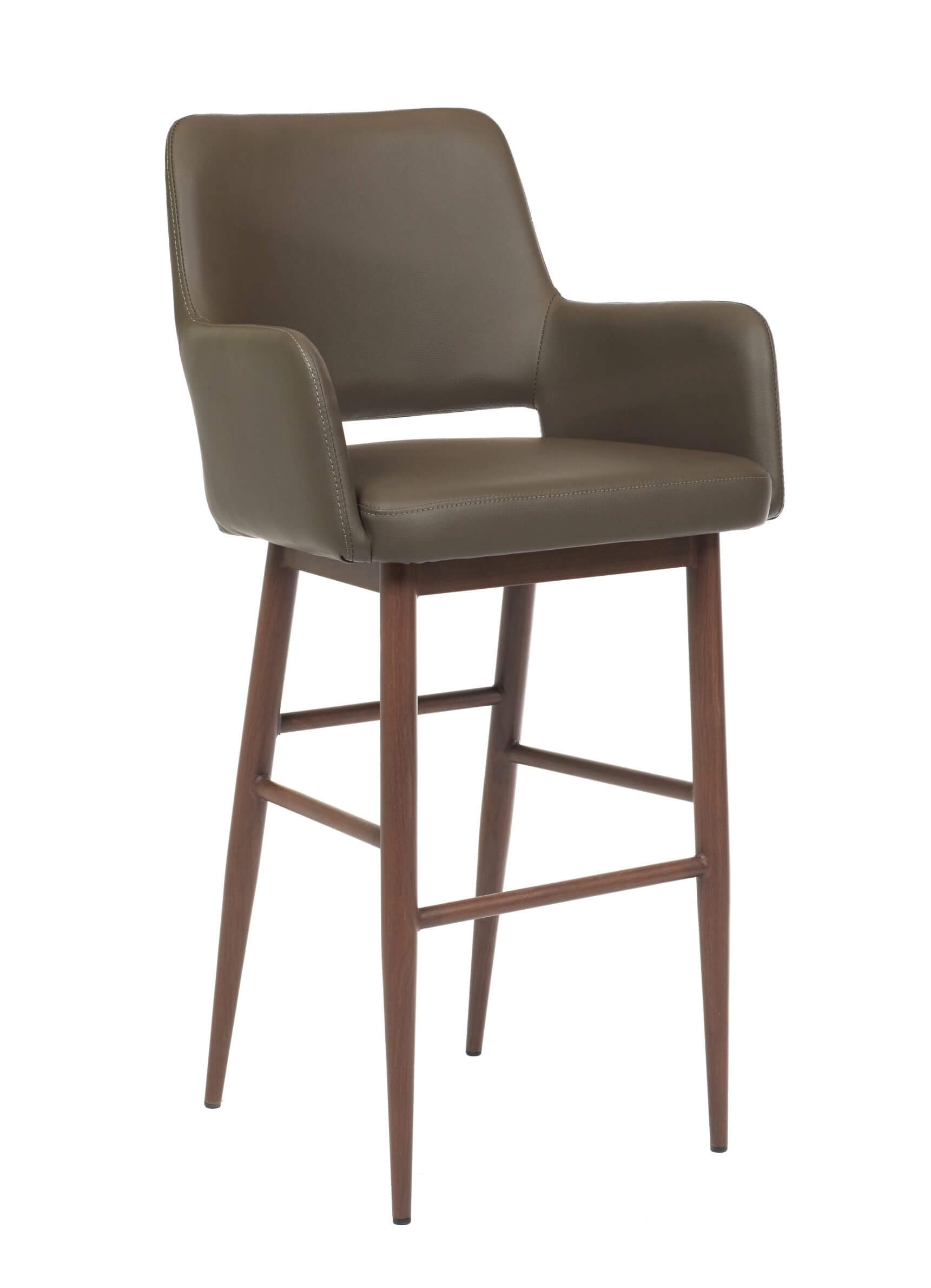 FURNISHINGS MATE ISAAC COUNTER STOOL GREY SET OF TWO CS T16-GR-BW gatineau
