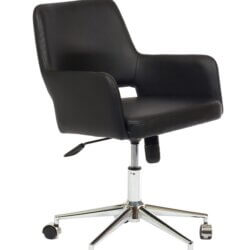 FURNISHINGS MATE ISAAC OFFICE CHAIR BLACK DC T16-BL-OC port perry