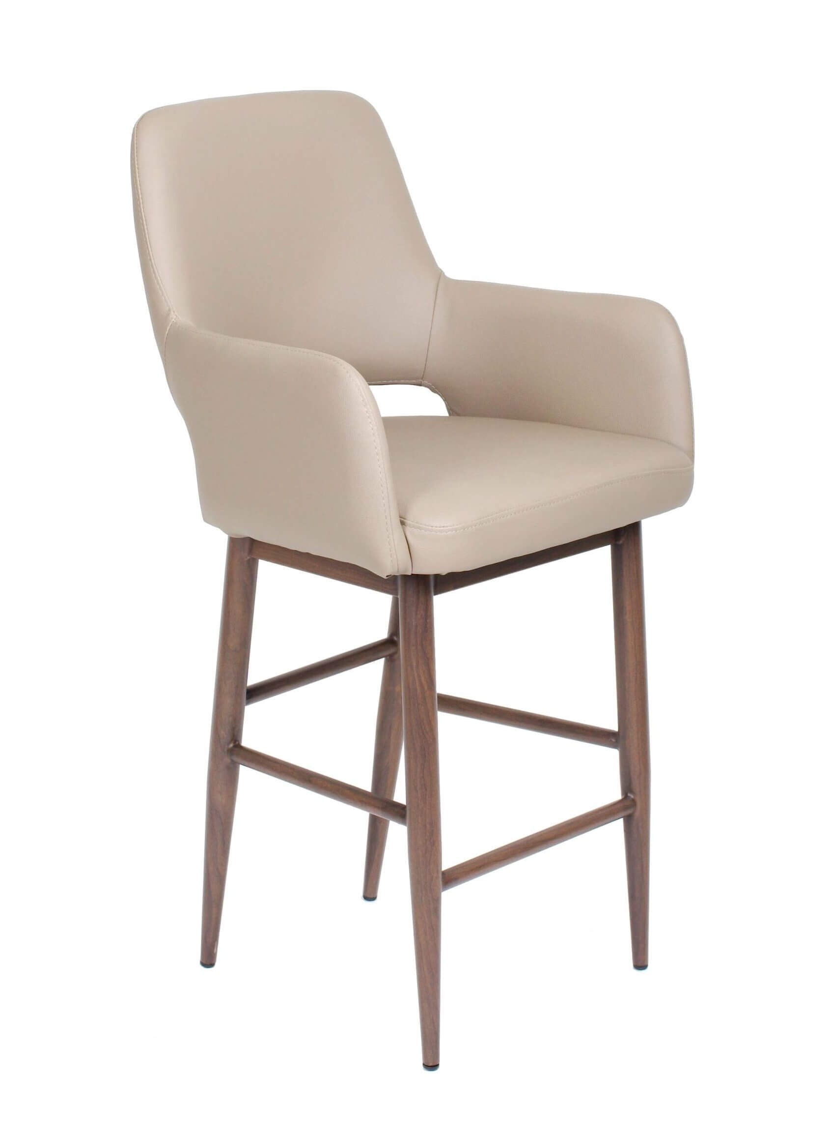 FURNISHINGS MATE ISAAC COUNTER STOOL TAUPE SET OF TWO CS T16-LT-BW perth