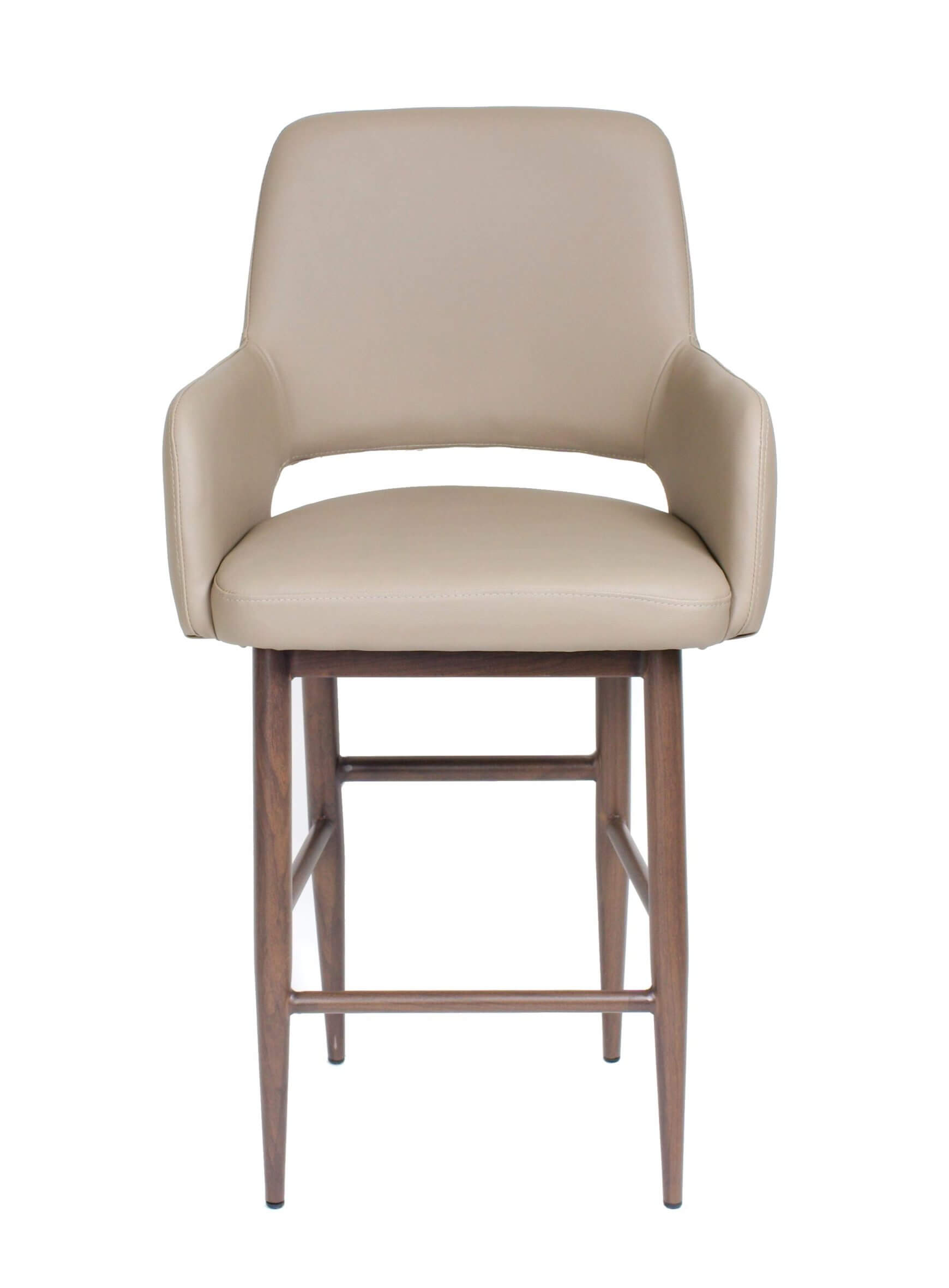 FURNISHINGS MATE ISAAC COUNTER STOOL TAUPE SET OF TWO CS T16-LT-BW perth