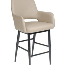 FURNISHINGS MATE ISAAC COUNTER STOOL TAUPE SET OF TWO CS T16-LT-MB halifax