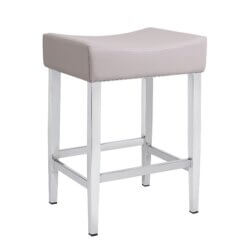 FURNISHINGS MATE JACK COUNTER STOOL OATMEAL SET OF TWO CS 402-OM-CHR belleville