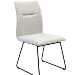 FURNISHINGS MATE JOELLE CHAIR DOVE SET OF TWO DC 620-DO-SLED belleville