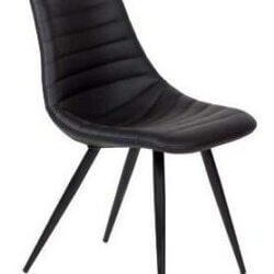 FURNISHINGS MATE LEE CHAIR BLACK SET OF TWO DC 342-BL-MB woodbridge