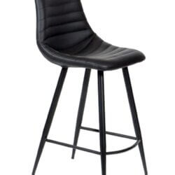 FURNISHINGS MATE LEE COUNTER STOOL BLACK SET OF TWO BS 253-BL-MB gravenhurst