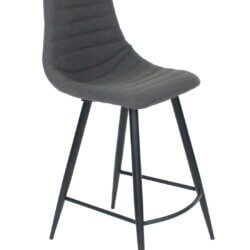 FURNISHINGS MATE LEE COUNTER STOOL GRAPHITE SET OF TWO BS 253-GP-MB port perry