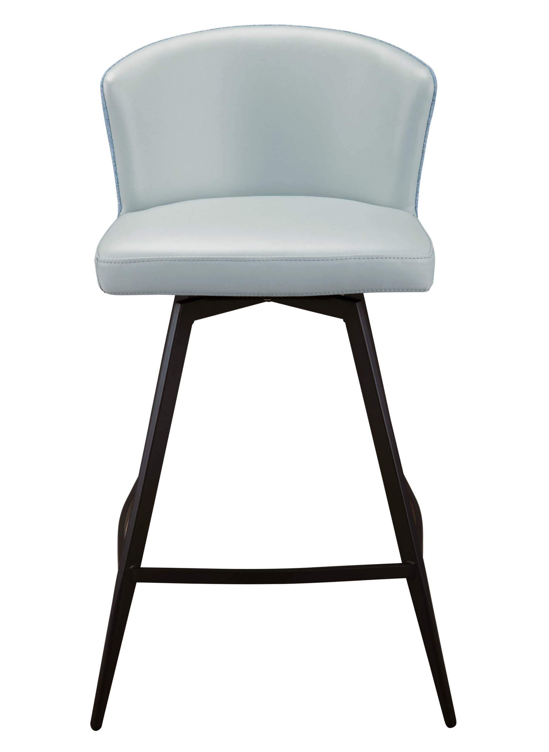 FURNISHINGS MATE LEONARD COUNTER STOOL SET OF TWO CS 6426-AQ/AQB-MB gatineau