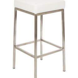 FURNISHINGS MATE LLOYD COUNTER STOOL WHITE SET OF TWO BS 038-WH-SS sarnia