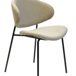 FURNISHINGS MATE LUCILLE CHAIR GREIGE SET OF TWO DC 392-GRG-MB montreal