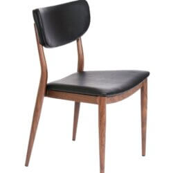 FURNISHINGS MATE MAVERICK CHAIR BLACK SET OF TWO DC Y10-BL-BW quebec city