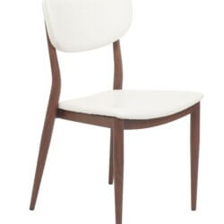 FURNISHINGS MATE MAVERICK CHAIR WHITE SET OF TWO DC Y10-WH-BW perth