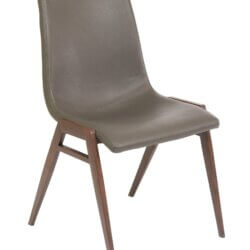 FURNISHINGS MATE MOON CHAIR GREY SET OF TWO DC 006-GR-BW edmonton