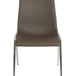 FURNISHINGS MATE MOON CHAIR GREY SET OF TWO DC 006-GR-SS kleinburg