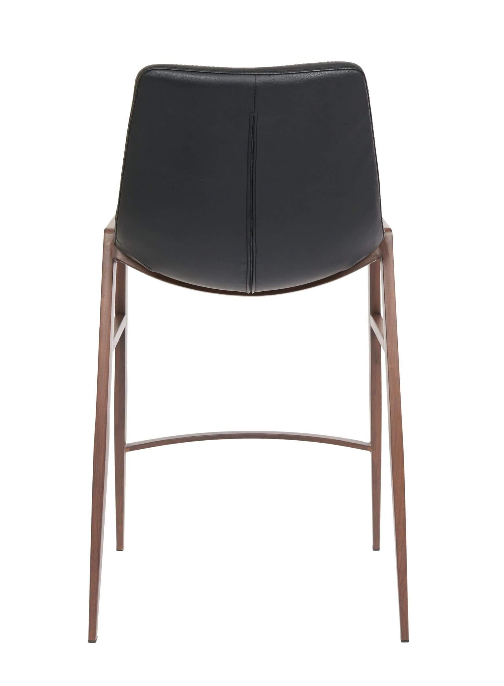 FURNISHINGS MATE MOON COUNTER STOOL BLACK SET OF TWO CS 006-BL-BW woodbridge