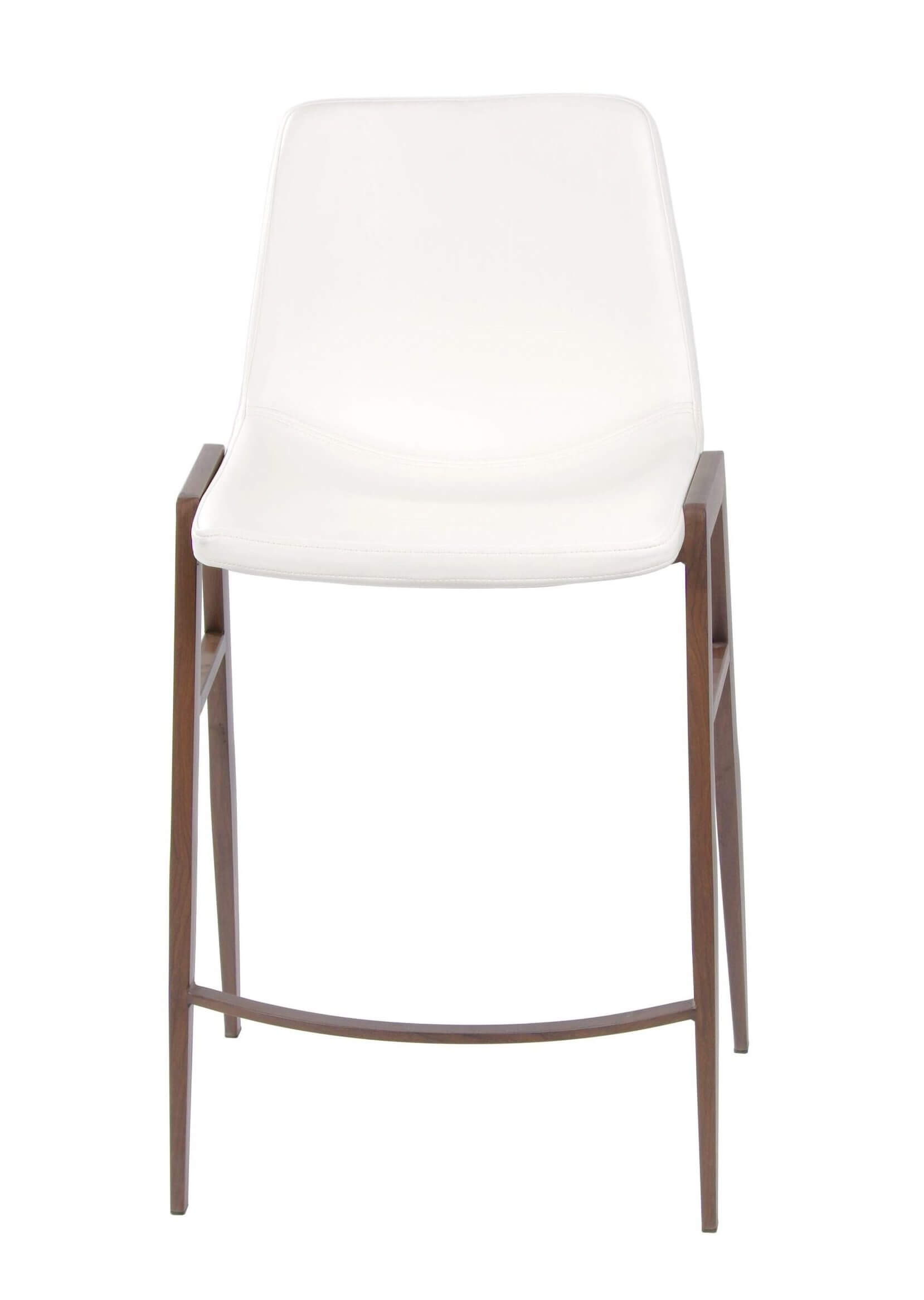 FURNISHINGS MATE MOON COUNTER STOOL WHITE SET OF TWO CS 006-WH-BW oakville