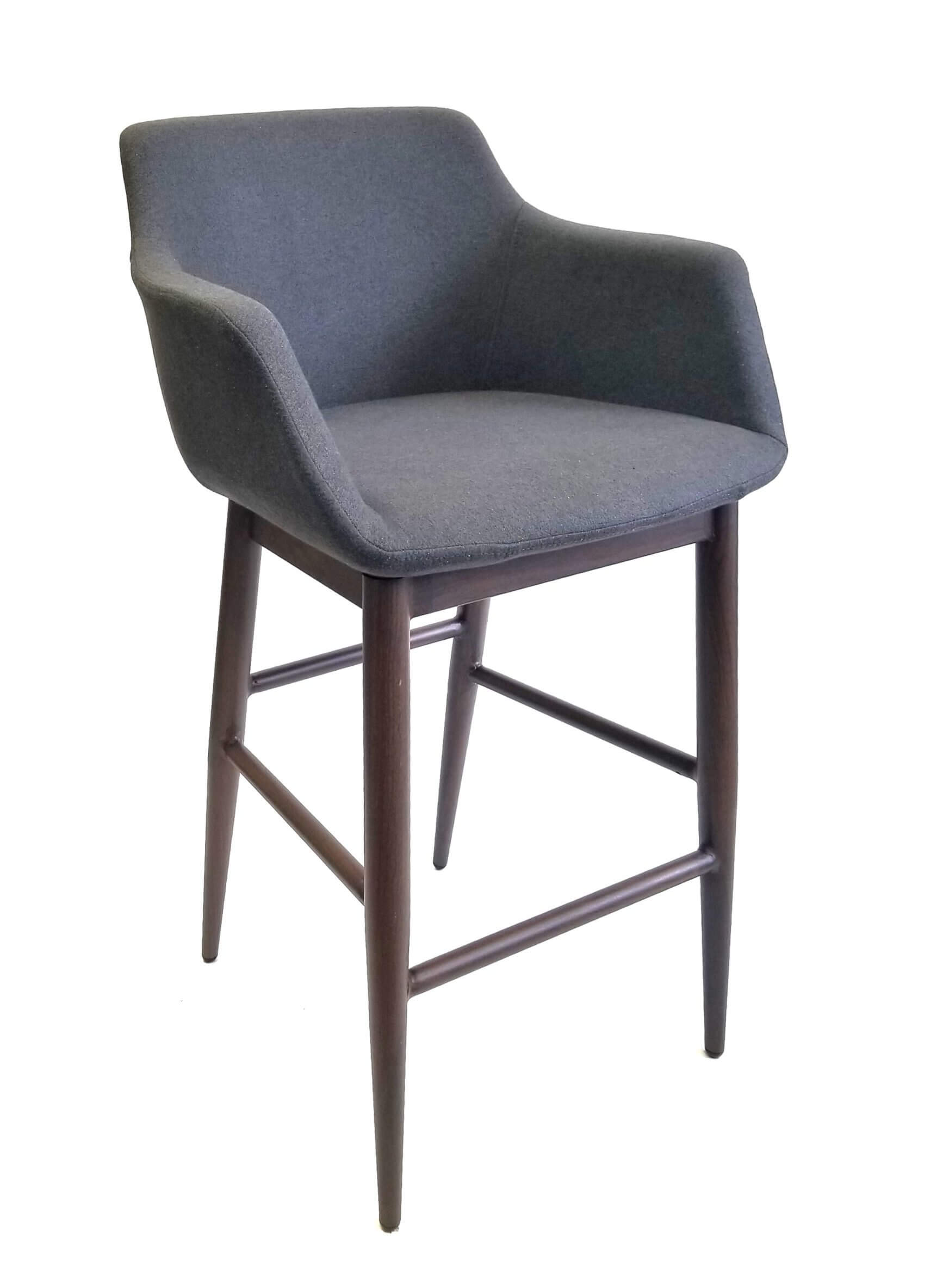 FURNISHINGS MATE OWEN COUNTER STOOL GRAPHITE SET OF TWO CS 345-GP-BW brockville