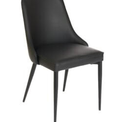 FURNISHINGS MATE ROBIN CHAIR BLACK SET OF TWO DC 356-BL-MB belleville