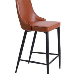 FURNISHINGS MATE ROBIN COUNTER STOOL COGNAC SET OF TWO BS 268-CN-MB toronto
