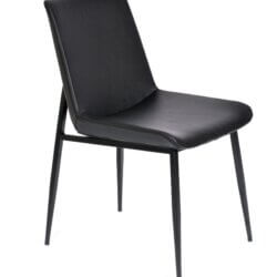 FURNISHINGS MATE SAMPSON CHAIR BLACK SET OF TWO DC 336-BL-MB montreal