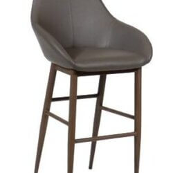 FURNISHINGS MATE SHINDIG BAR STOOL GREY SET OF TWO BS T14-GR-BW port perry