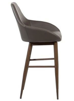 FURNISHINGS MATE SHINDIG BAR STOOL GREY SET OF TWO BS T14-GR-BW port perry