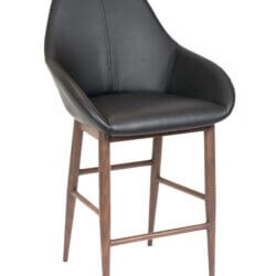 FURNISHINGS MATE SHINDIG COUNTER STOOL BLACK SET OF TWO CS T14-BL-BW montreal