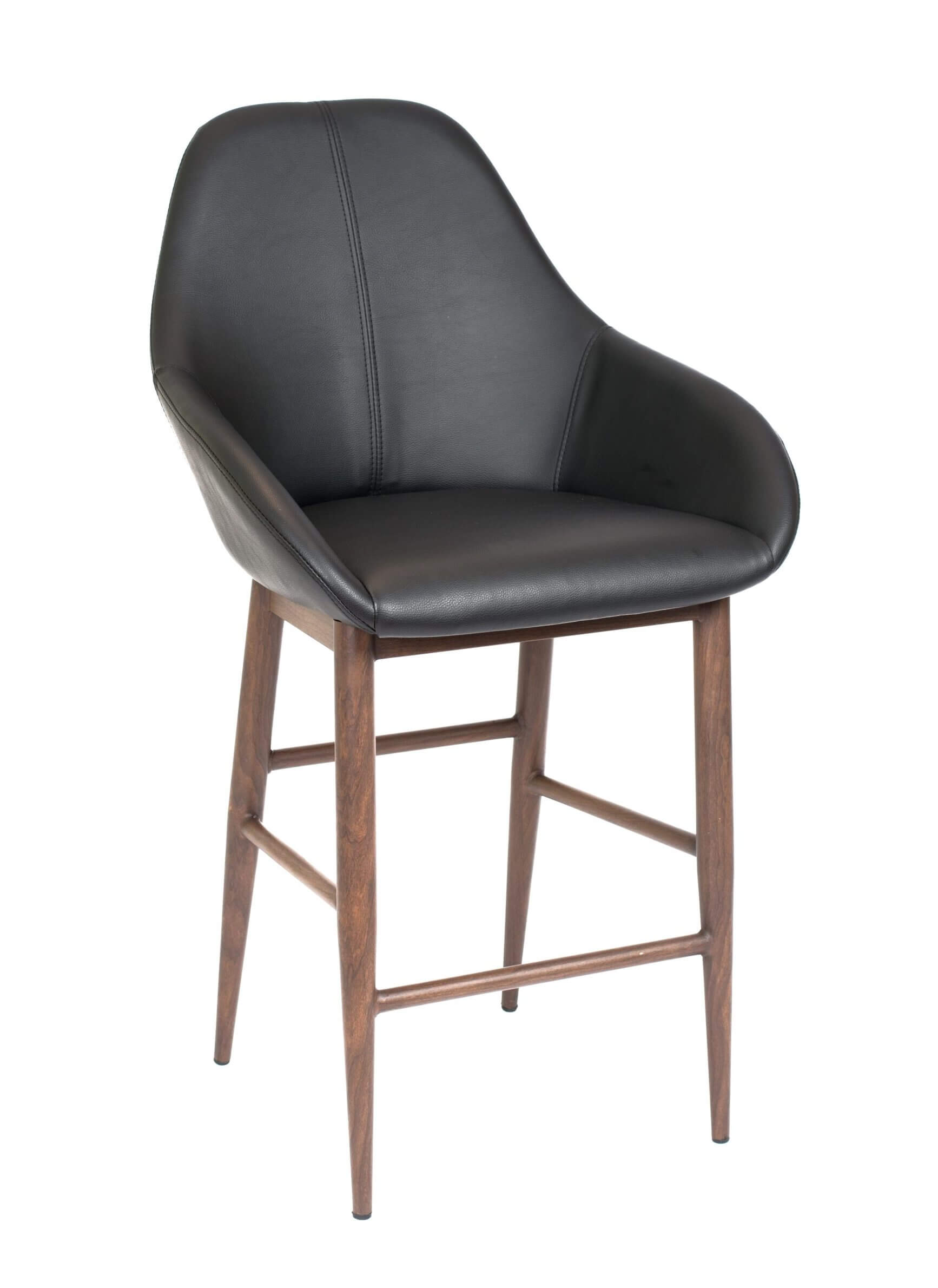 FURNISHINGS MATE SHINDIG COUNTER STOOL BLACK SET OF TWO CS T14-BL-BW montreal
