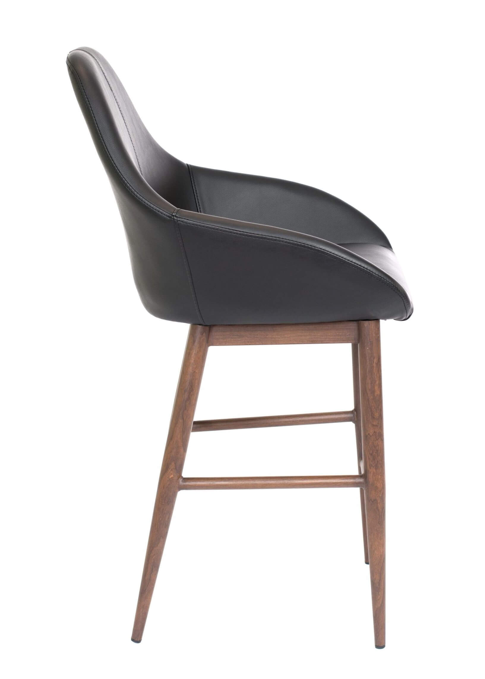 FURNISHINGS MATE SHINDIG COUNTER STOOL BLACK SET OF TWO CS T14-BL-BW montreal