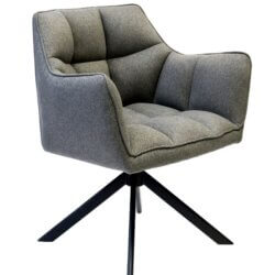 FURNISHINGS MATE WINSTON CHAIR SLATE SET OF TWO DC 330C-SL-MB uxbridge