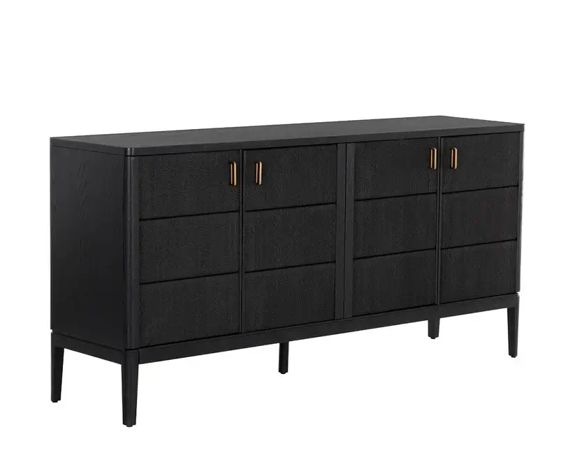 SUNPAN ETIENNE SIDEBOARD BLACK 111313 caledon
