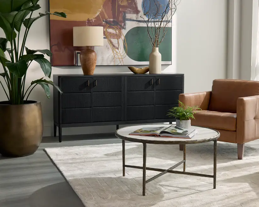 SUNPAN ETIENNE SIDEBOARD BLACK 111313 caledon