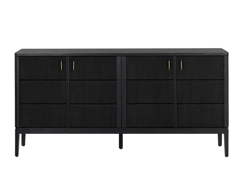 SUNPAN ETIENNE SIDEBOARD BLACK 111313 caledon