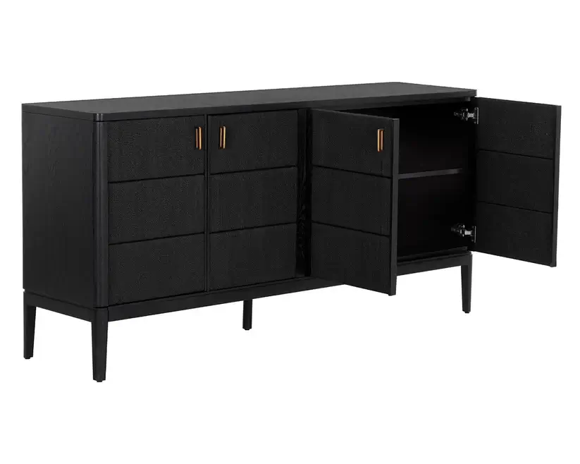 SUNPAN ETIENNE SIDEBOARD BLACK 111313 caledon