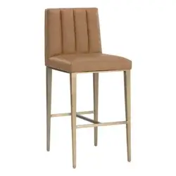 SUNPAN WILBUR BARSTOOL COGNAC 111430 oakville