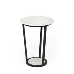 MERCANA BOMBOLA ROUND MARBLE ACCENT TABLE 67038 toronto