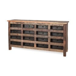 MERCANA WILTON RECLAIMED WOOD 16 DRAWER SIDEBOARD 67738 uxbridge