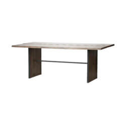 MERCANA LEDGER LIVE EDGE WOODEN BROWN TABLE 68244 vaughan