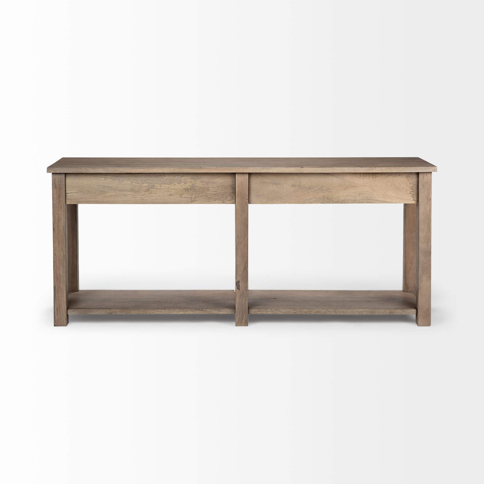 MERCANA HARRELSON BROWN WOOD 4 DRAWER CONSOLE 68205 perth