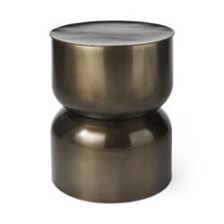 MERCANA CATRIONA GOLD ACCENT HOURGLASS TABLE 68778 ottawa