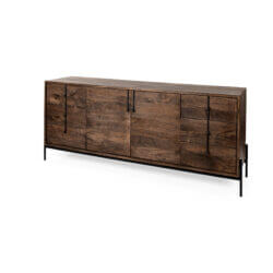 MERCANA GLENN DARK WOOD 2 DOOR SIDEBOARD 69020 woodbridge