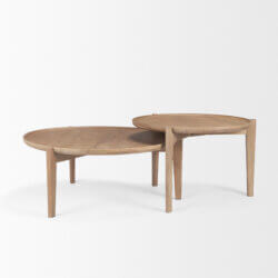 MERCANA CLEAVER WOOD NESTING TABLES 69024 quebec city