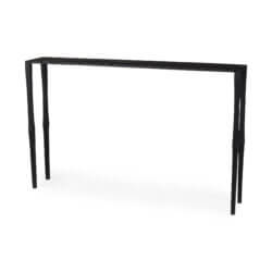 MERCANA TIMOTHY BLACK IRON CONSOLE TABLE 69257 kanata