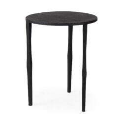 MERCANA TIMOTHY BLACK IRON END TABLE 69258 vancouver