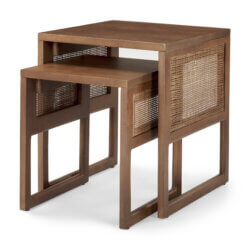 MERCANA GRIER MEDIUM BROWN NESTING TABLES 69901 kanata