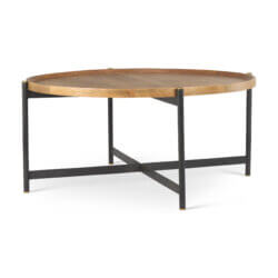MERCANA MARQUISA BROWN WOOD COFFEE TABLE LARGE 70062 halifax