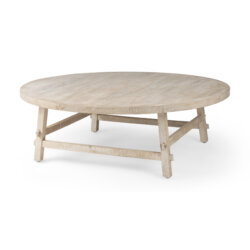 MERCANA ROSIE BLONDE WOOD COFFEE TABLE 48" 69995